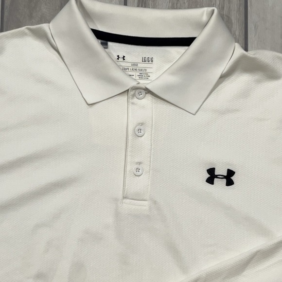 Under Armour Collared Polo Neck Jumper Pullover Top Men Size Large - Picture 3 of 7